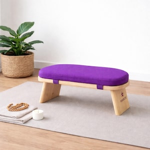 Banc de Méditation Portable Pliant avec Charnières Guadeloupe