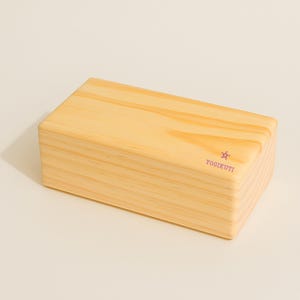 Yogikuti Light Wooden Block for Yoga– Premium Hardwood, Smooth Finish – Support, Alignment & Balance in Iyengar Yoga