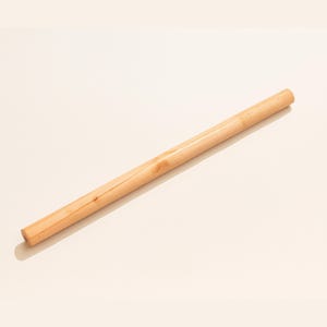 Yogikuti Wooden Yoga Stick for Back Support in Pranayama & Meditation Practice, best for Stretching and Flexibility