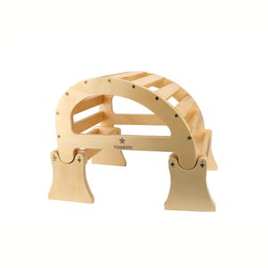 Yogikuti Yoga Backbender Pro for Backbending Asanas & Iyengar Yoga Practice, Wooden Yoga Backbender