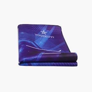 Microfibre Natural Rubber Yoga Mat, Travel Yoga Mat, Anti Slip Yoga Mat.(free mat carrier), Yoga Accessories