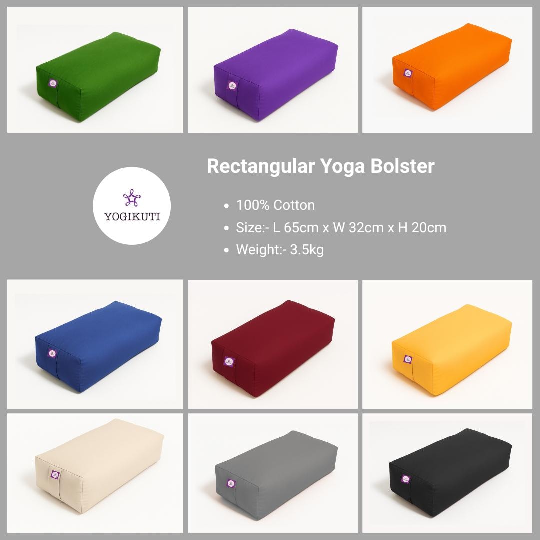 アイアンガーヨガ　ボルスターお値下げしました！ Amazon | Yogikuti ラウンドボルスター リストラティブヨガ&瞑想用