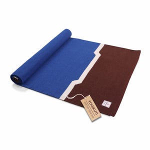 手織りコットンヨガマット：カラー、環境に優しい、72 x 24インチ