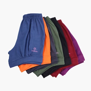 Pune Yoga Shorts Unisex Set of 7 pc -all colours, Iyengar Yoga shorts, Pune yoga pants, Yoga Bloomers, Yoga wear.