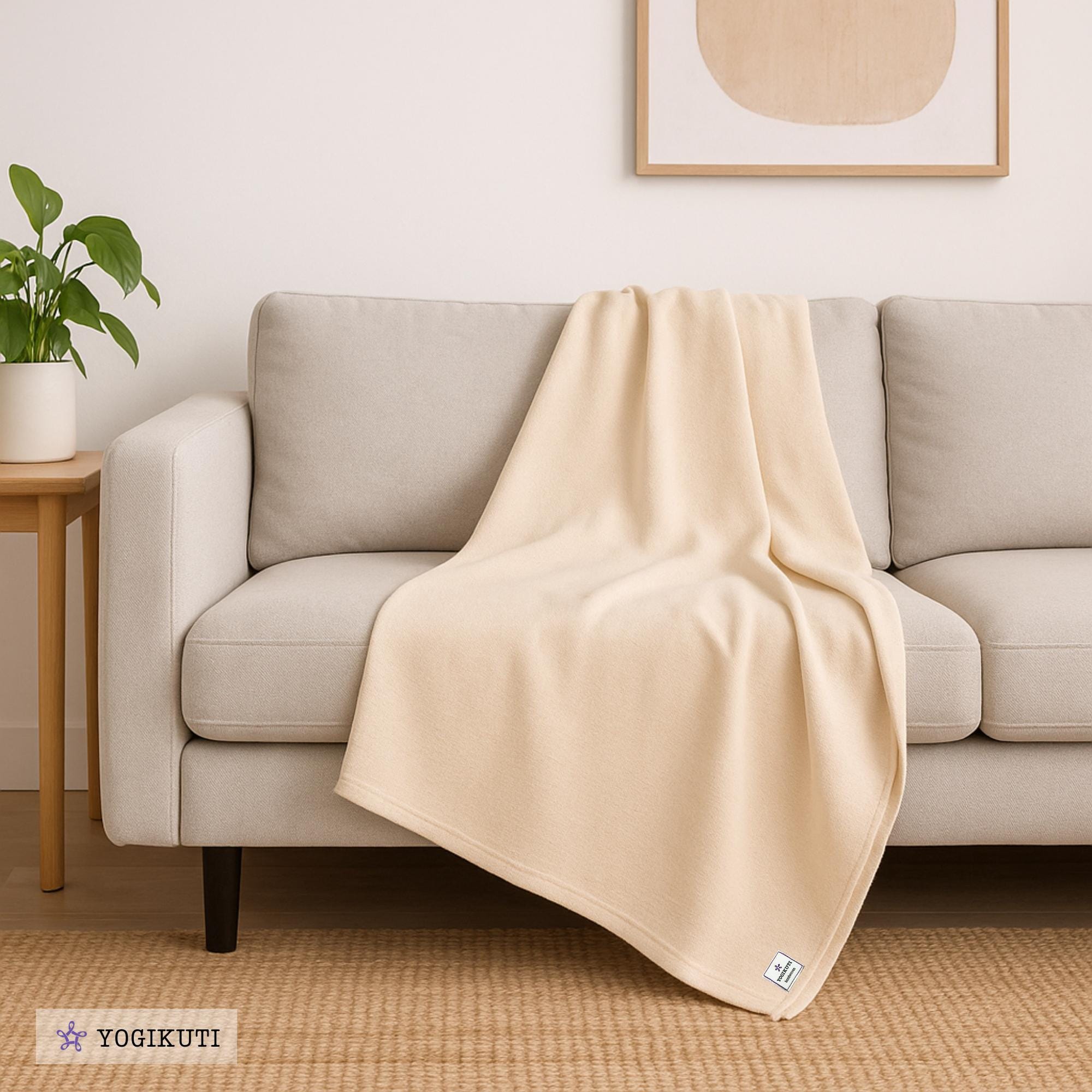 アイアンガーヨガブランケットセット2：手織りインド綿、回復