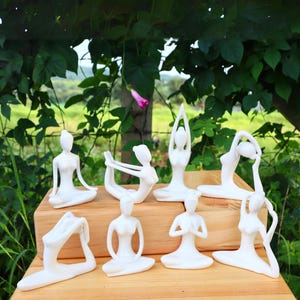 Wood Yoga Figurine - Etsy