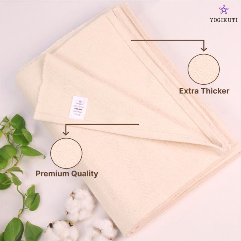 Handwoven Cotton Yoga Blanket Set of 12: for Restorative yoga support & Meditation, Pranayama image 10