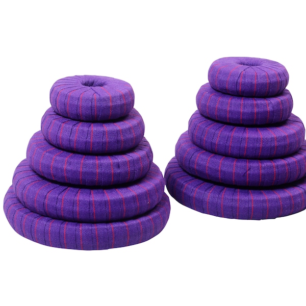 Yogikuti Yoga Chumbal Set Of 10pcs, Pune Chumbals set, Iyengar Yoga, Yoga donuts, Yoga props..