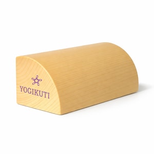 Quarter Round Wooden Yoga Block: Iyengar Support, Standing Yoga Poses