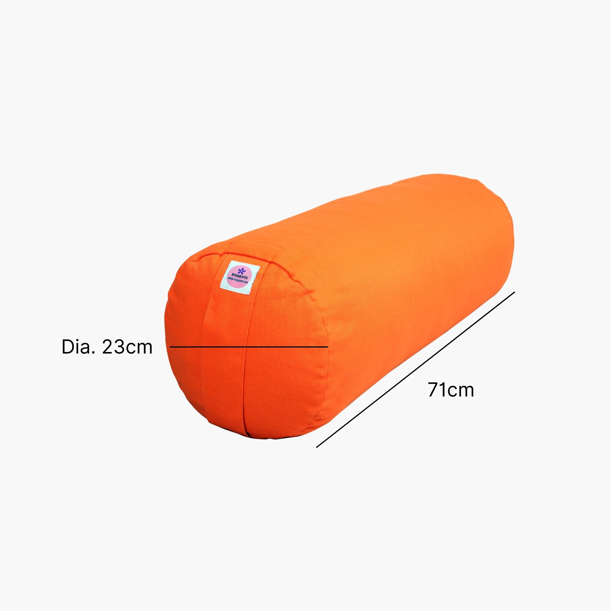 Bolster Yoga Lotuscrafts Rettangolare - Imbottito Kapok, Cotone Biologico, Per Yin E Restorative Yoga - Foto 7