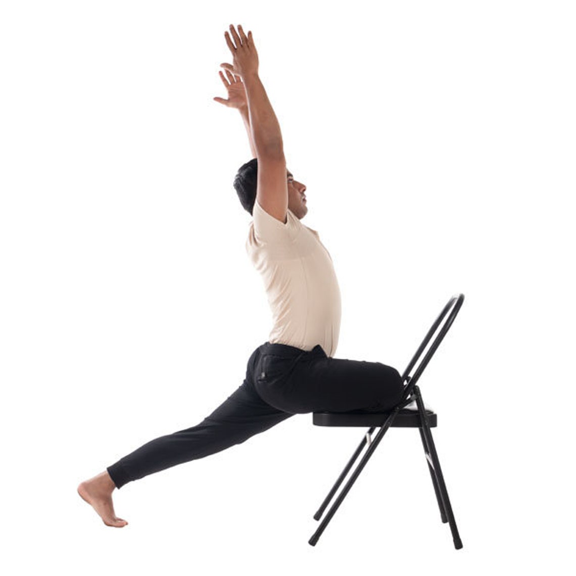 Yoga Chair with Cushion Tall Metal Yoga chair Iyengar Yoga Etsy