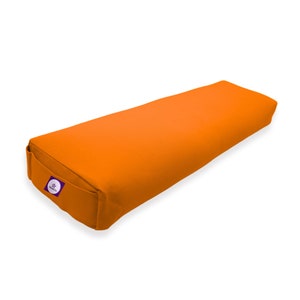 Almohada de pranayama Yogikuti rellena de algodón: proporciona soporte para la espalda y abre el pecho. Almohada de yoga Iyengar. Cojín de meditación de algodón.