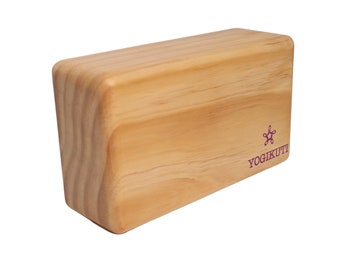 Pune Yogikuti Solid Wooden Yoga Block (Pre-order=10-12 days)