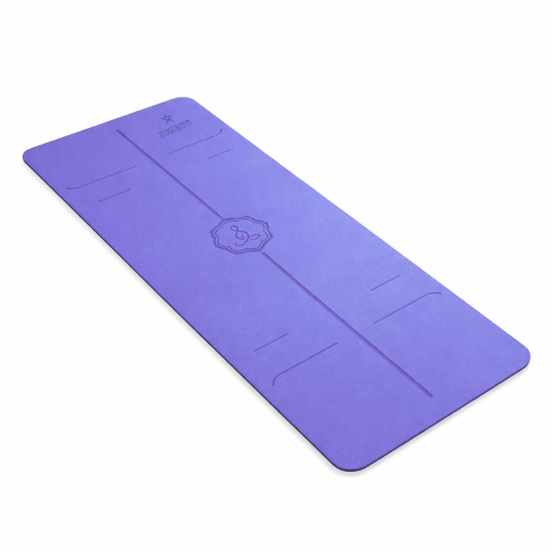 6mm Alignment Fitness Yoga Mat: Non-Slip TPE Foam, Fitness Exercise image 9