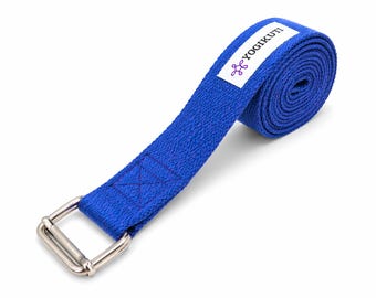 Cotton Yoga Belt: 7ft or 9ft Iyengar Practice Strap