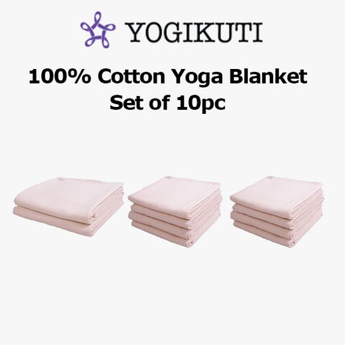 Cotton Yoga Blanket Set of 5pc Yoga Blanket Iyengar Blanket Etsy