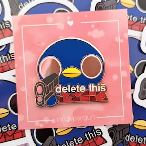 Delete this Roald Enamel Pin