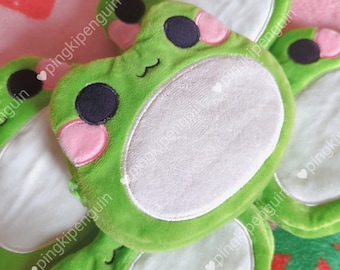 Kawaii "Pea the Frog" Plush Coin Pouch