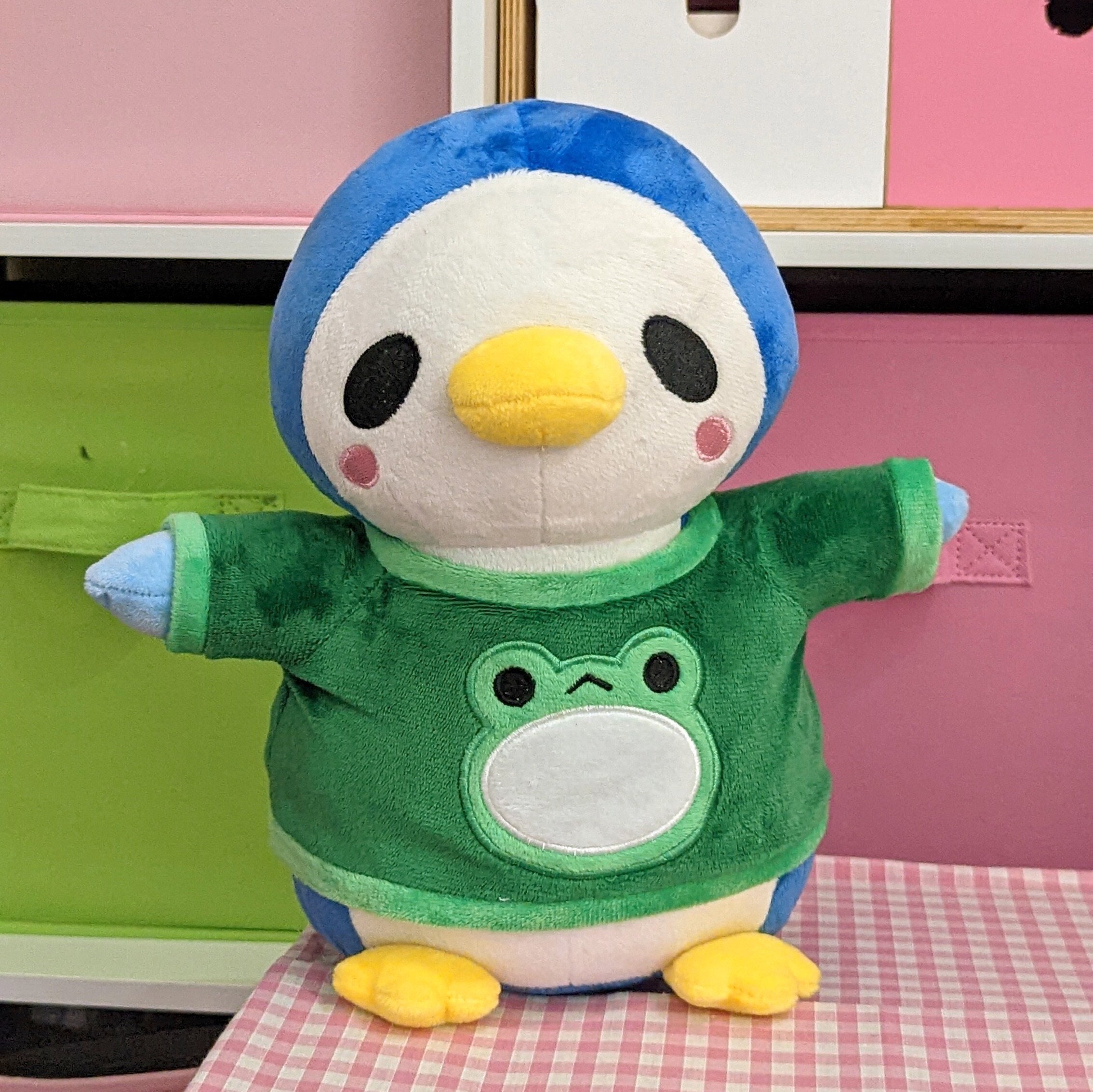 Green penguin sales plush