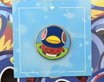 Fish Eye Doorbell Roald Penguin Enamel Pin