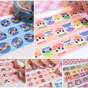 Assorted Cute Animal Washi Craft Masking Tapes