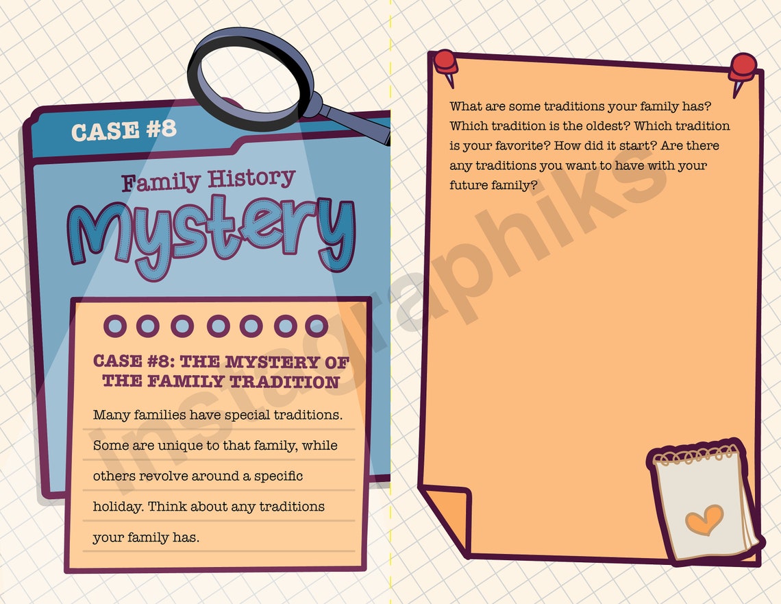 LDS PDF Print Family History for Kids LDS Activity Youth Etsy