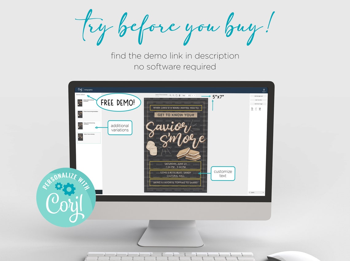 Relief Society Birthday Invitations, LDS Relief Society Printable Invitation, Relief Society ...
