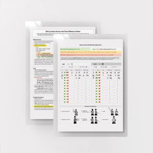 Girls Lacrosse Penalty Card and Timing Guide (PDF Download)