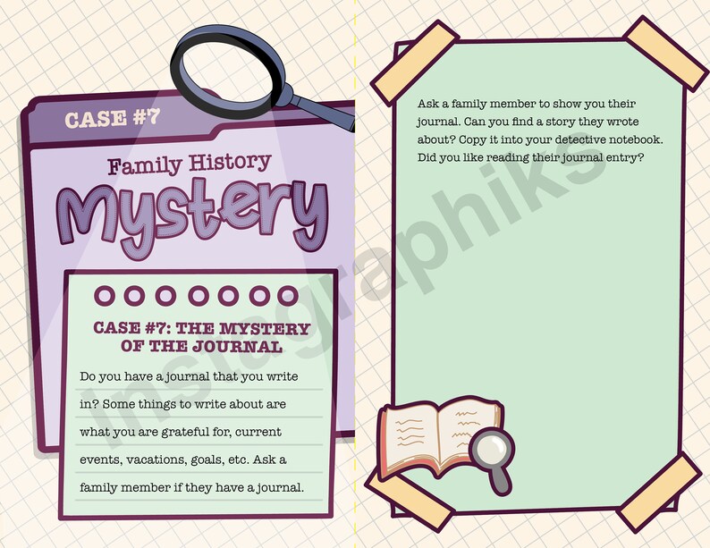 LDS PDF Print Family History for Kids LDS Activity Youth - Etsy