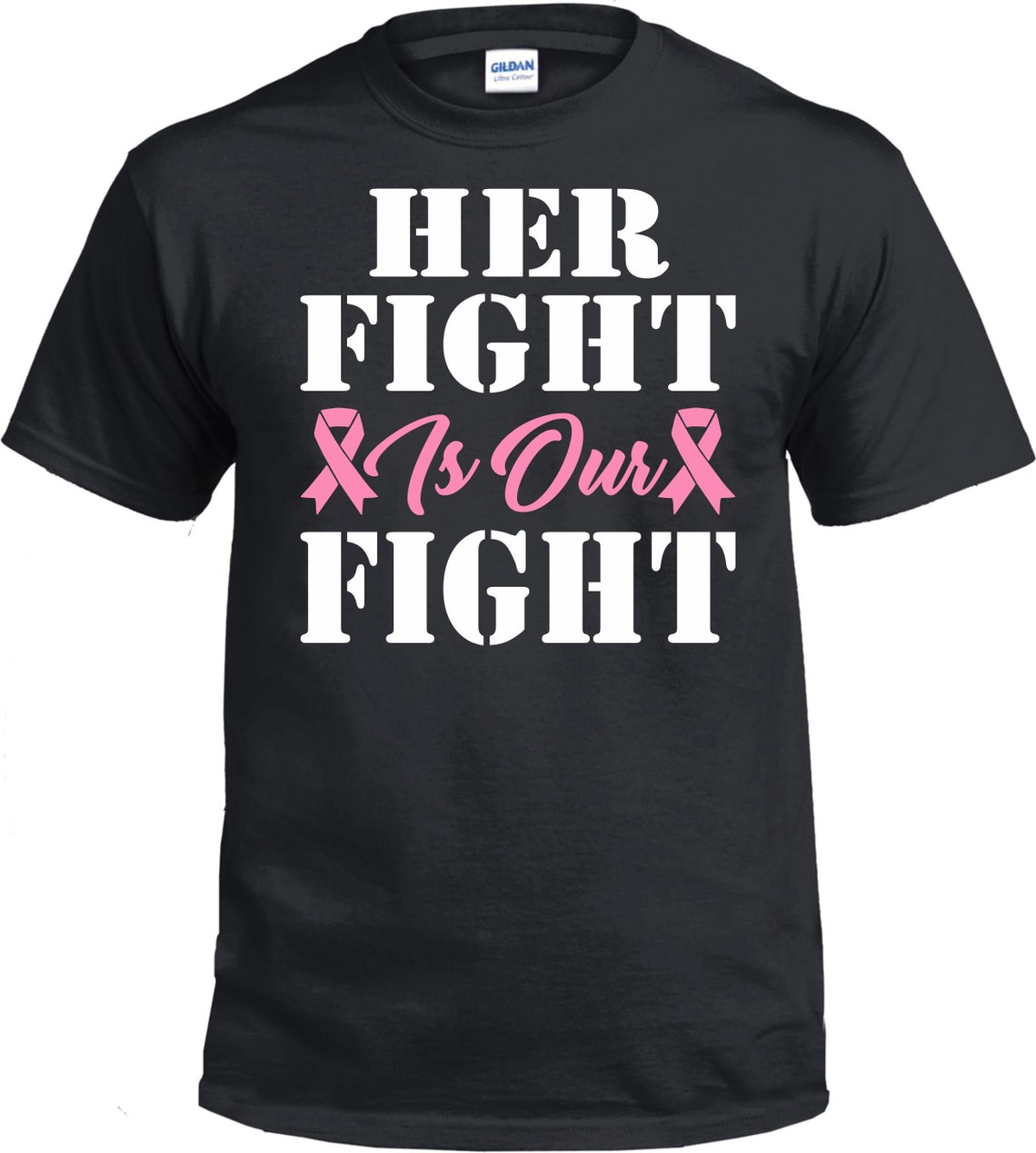 Her Fight is Our Fight Pink Ribbon Breast Cancer Awareness Etsy Her Fight is Our Fight Pink Ribbon Breast Cancer Awareness Etsy