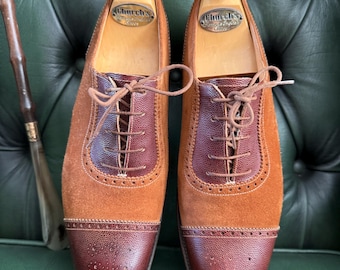 1950s the Spectator Special Shoes | Vintage 50s Two Tone Black and