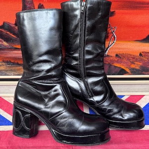 1970s Side Zip Boot - Etsy