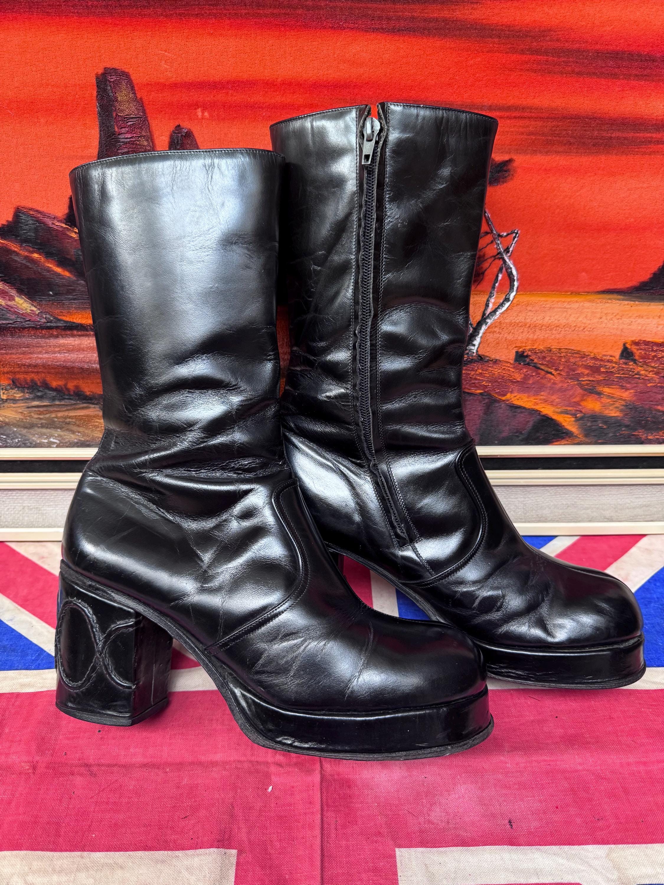 1970s Side Zip Boot - Etsy UK