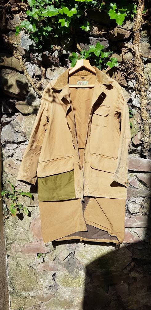 Vintage 1930s 40's Utica Duxbak AERO Field Coat,canvas Hunting