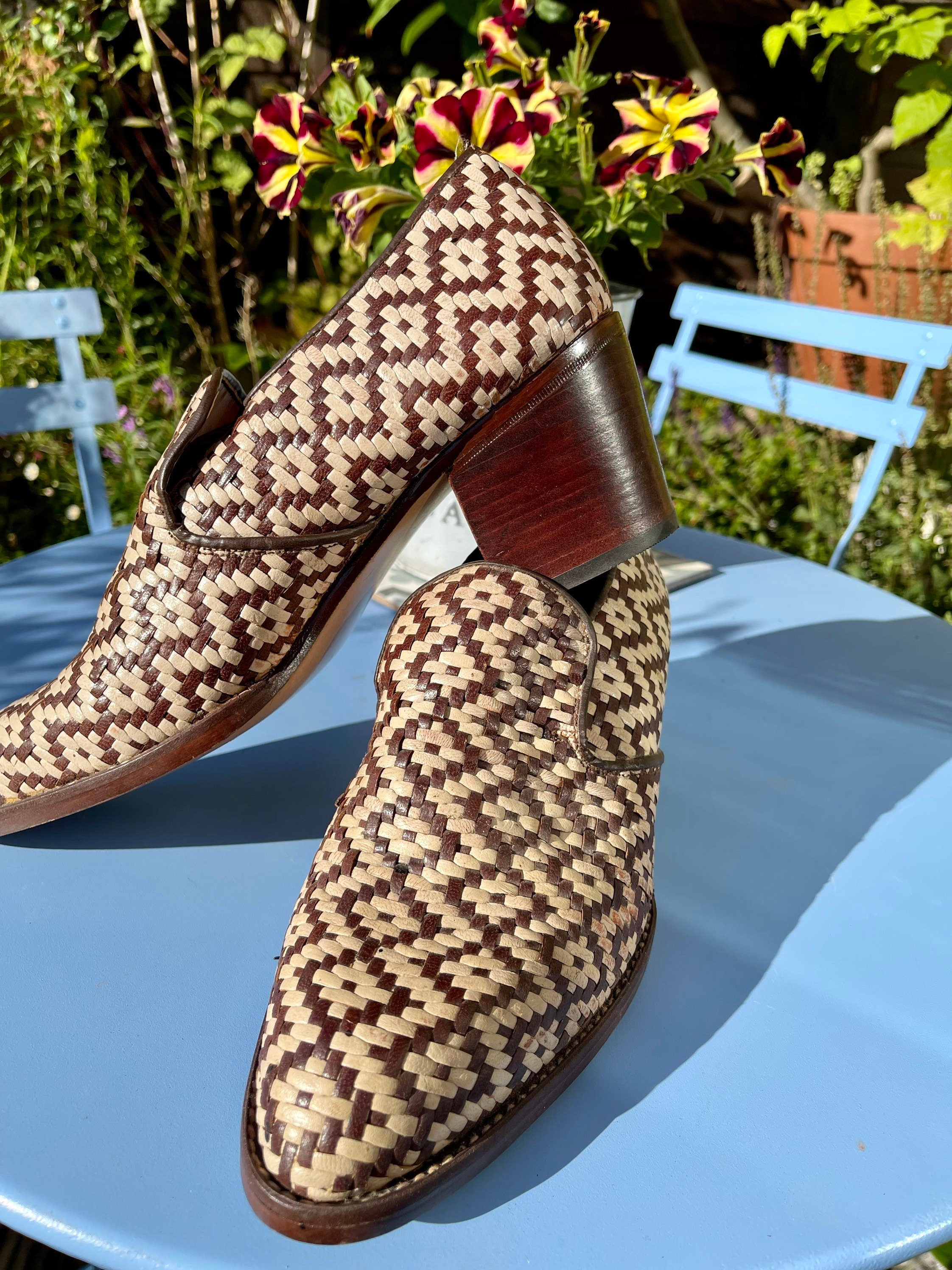 Basket Weave Loafers - Etsy