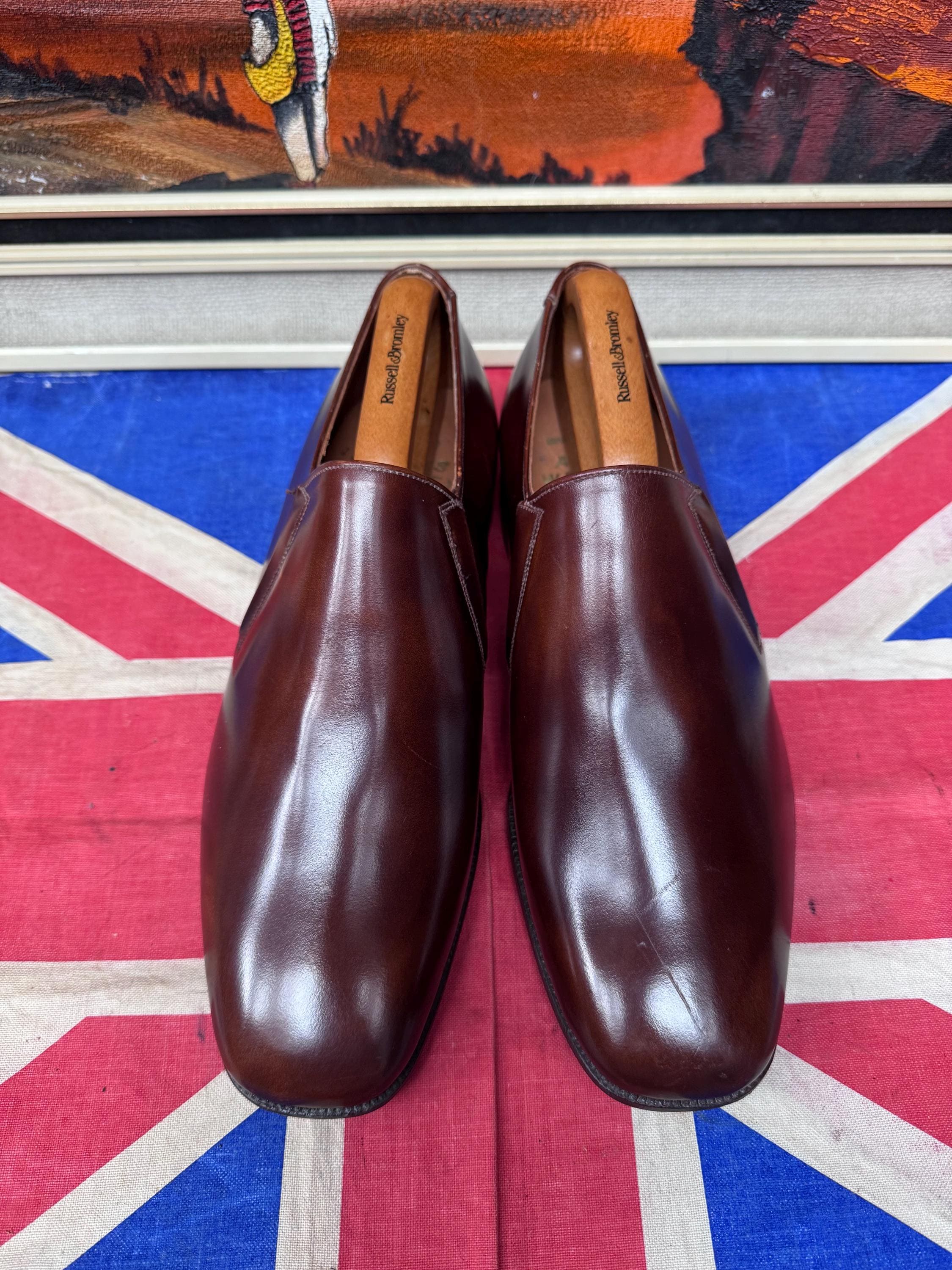 専用 70s vintage leather slip-on loafer 70s Slip on Shoes - Etsy
