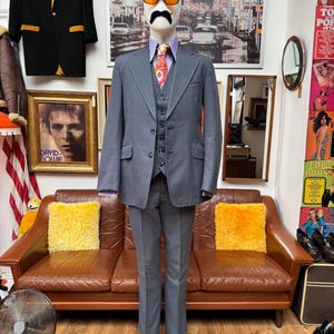 70s blue suit - Etsy 日本