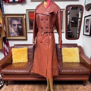 70s Ysl Trench - Etsy