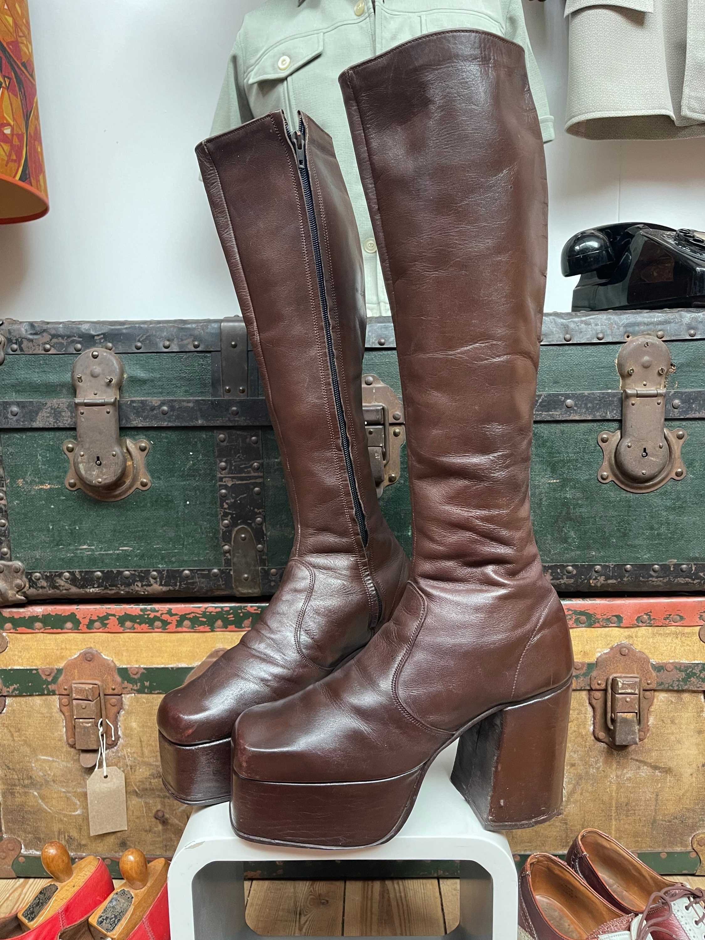 Etsy top platform boots