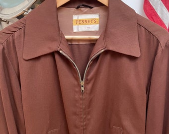ジャケット・アウター PENNEY'S 50s rayon gabardine jacket 4b92bcd81a0865125eee14645a9048