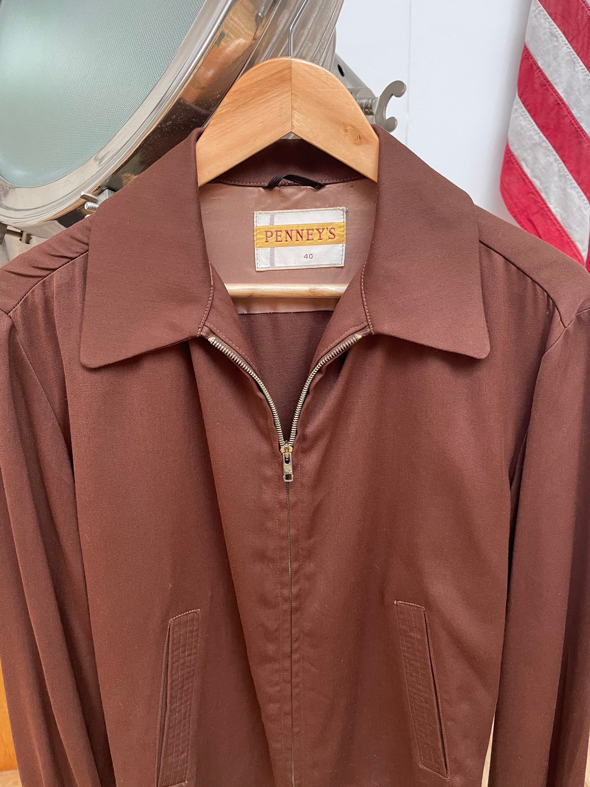 Cream Soda Vintage Kasuri Jacket Gabardine Wool Pattern