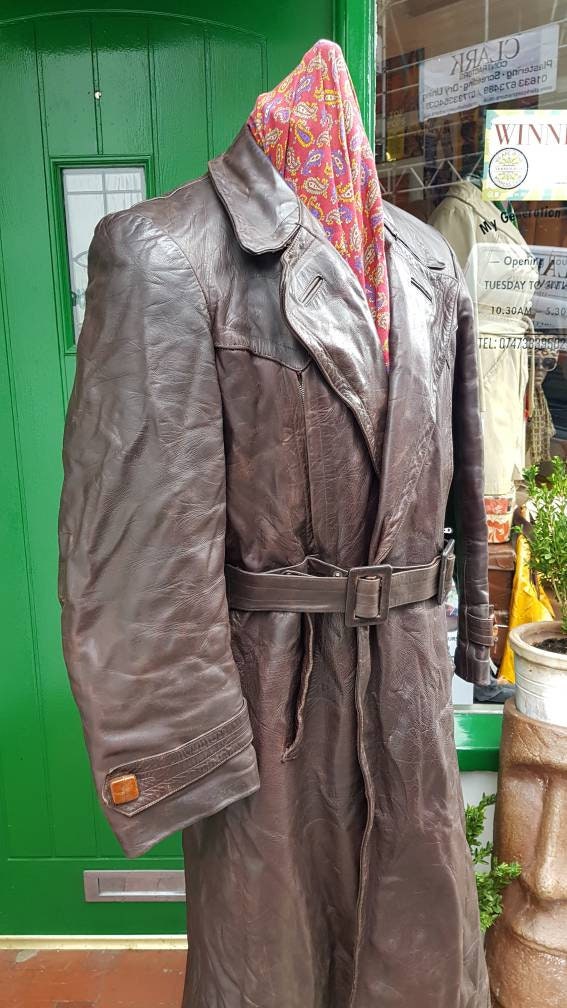 Banned Into The Night Claret Romantic WW2 1940s 50s Vintage Military Coat 8-14 