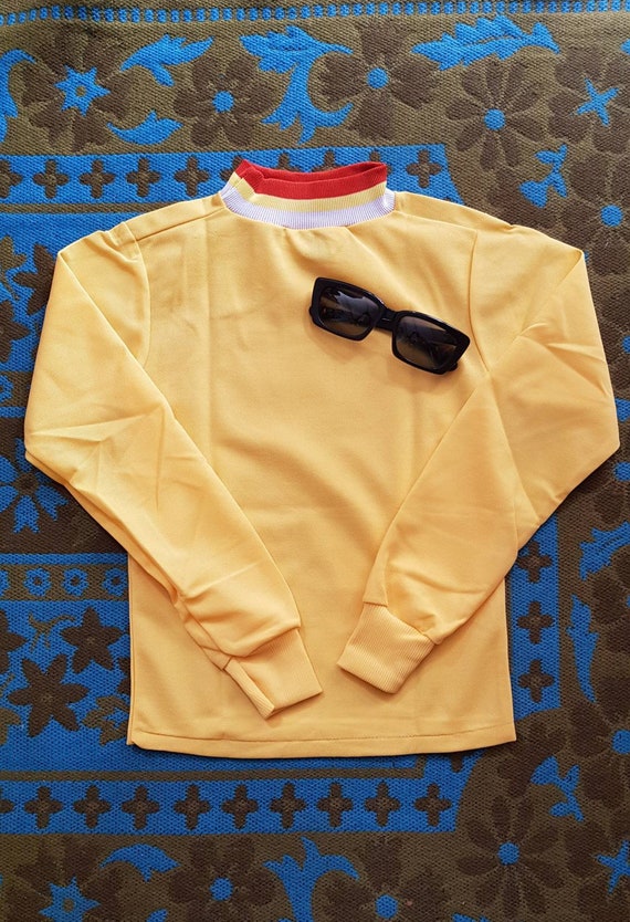 Vintage 1960s 60's boys teenagers deadstock yello… - image 1