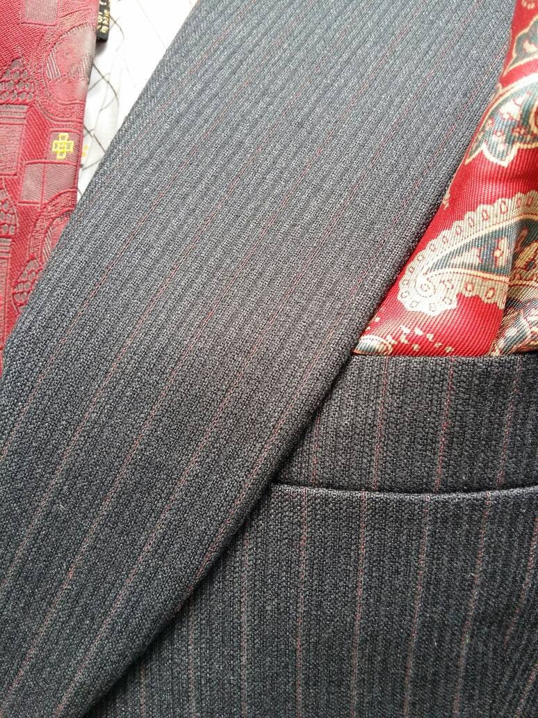 Vintage 1970s 70's Dandy Burtons Montague Subtle Pinstripe | Etsy