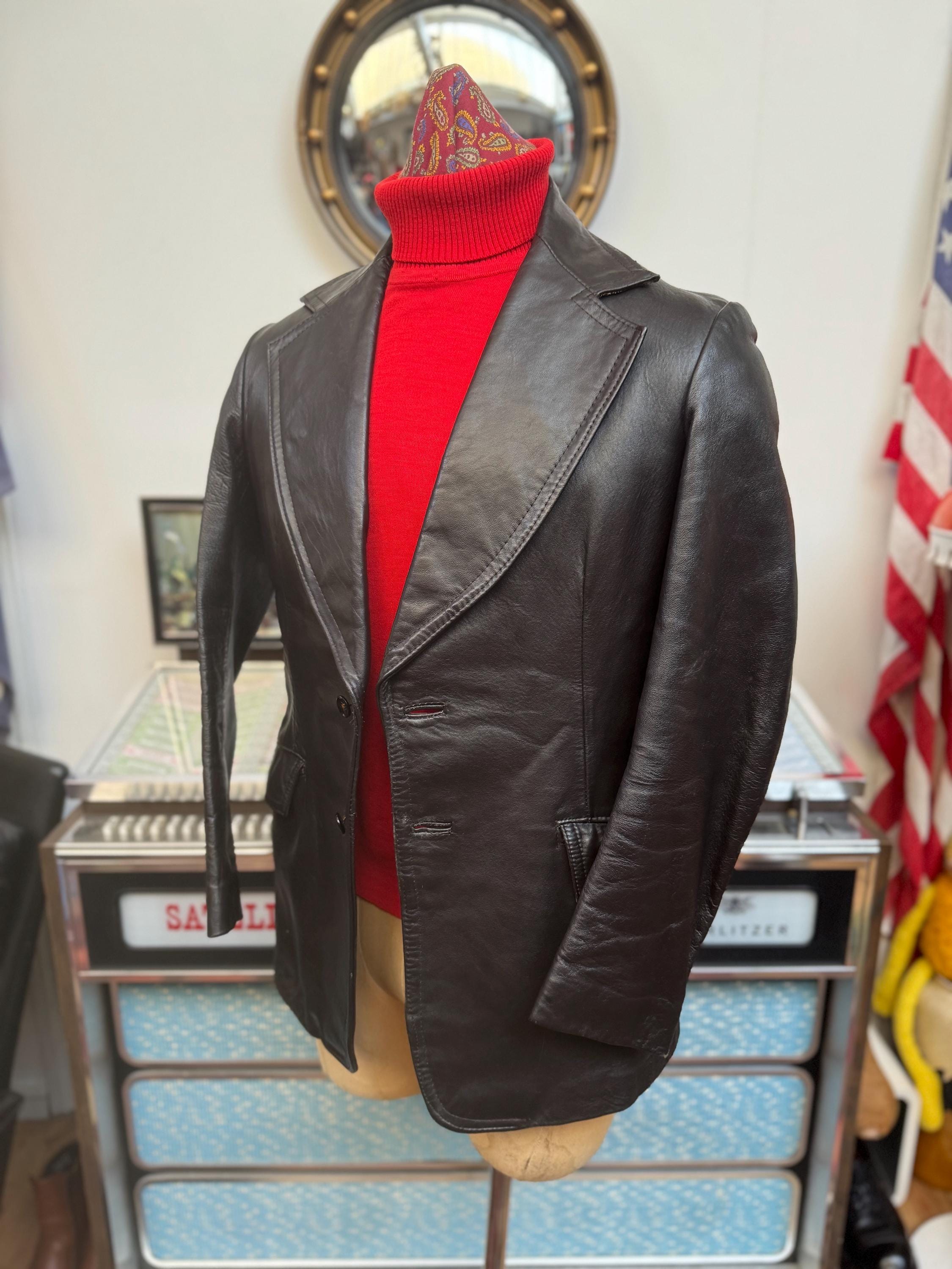 Kriegsmarine Lederjacke U Boot Fahrer Lederjacke Originale