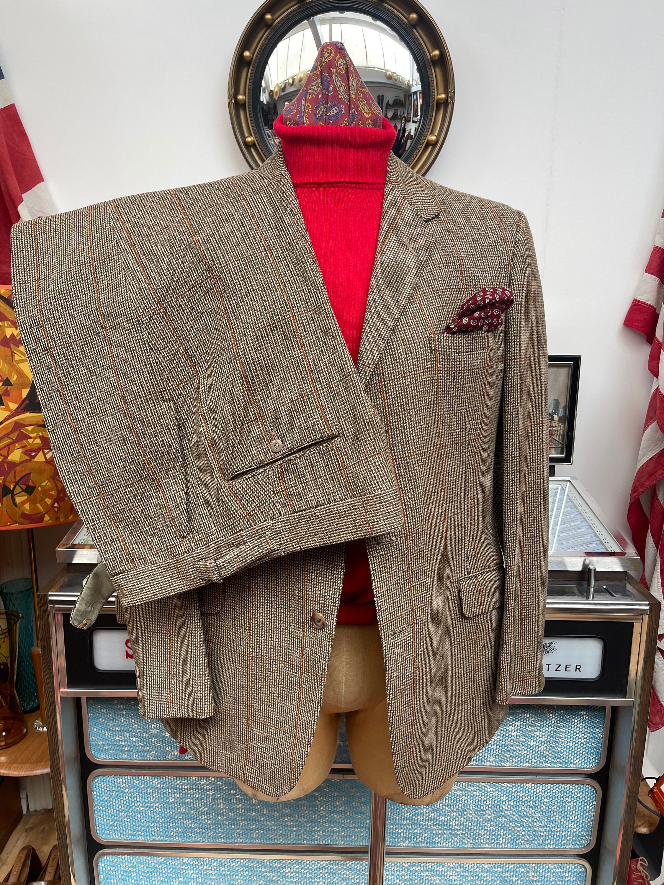 Outstanding Vintage 1950s 60's Era Moss Bros Covent Garden Thick - Main Image