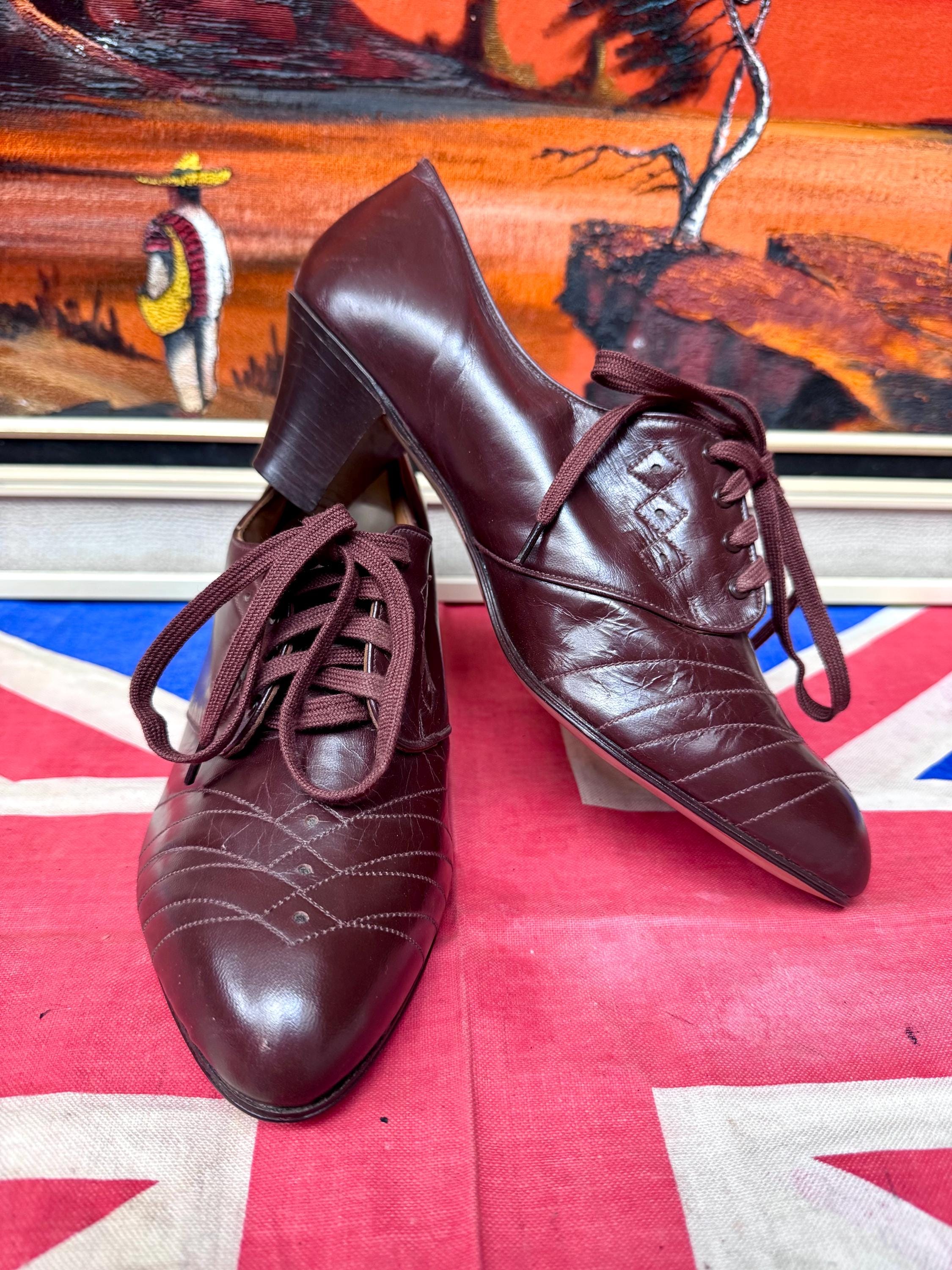 Amazing Vintage WW2 Era Art Deco Late 1930s Early 1940s Oxblood