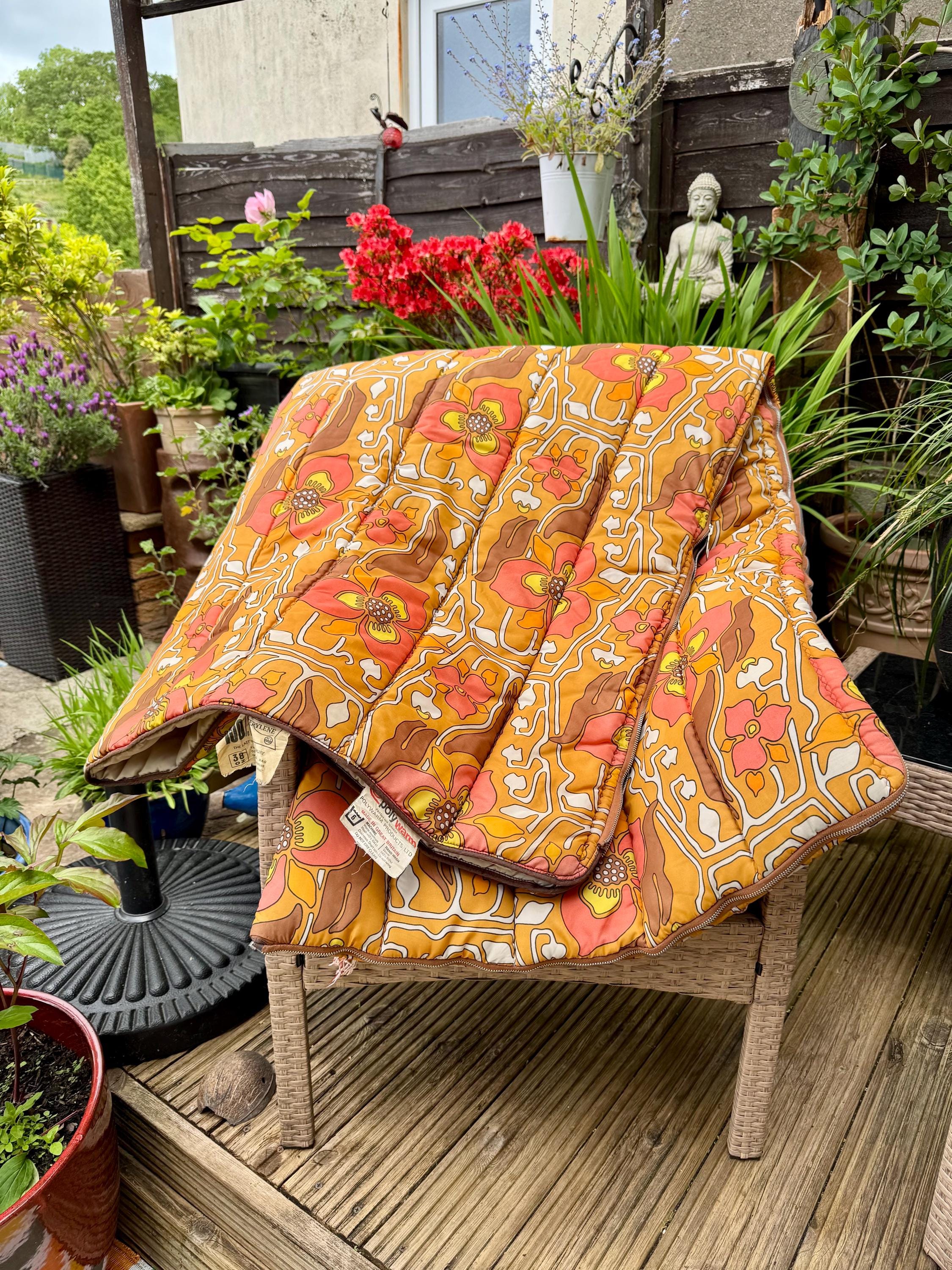 60s 70s Sleeping Bag - Etsy UK