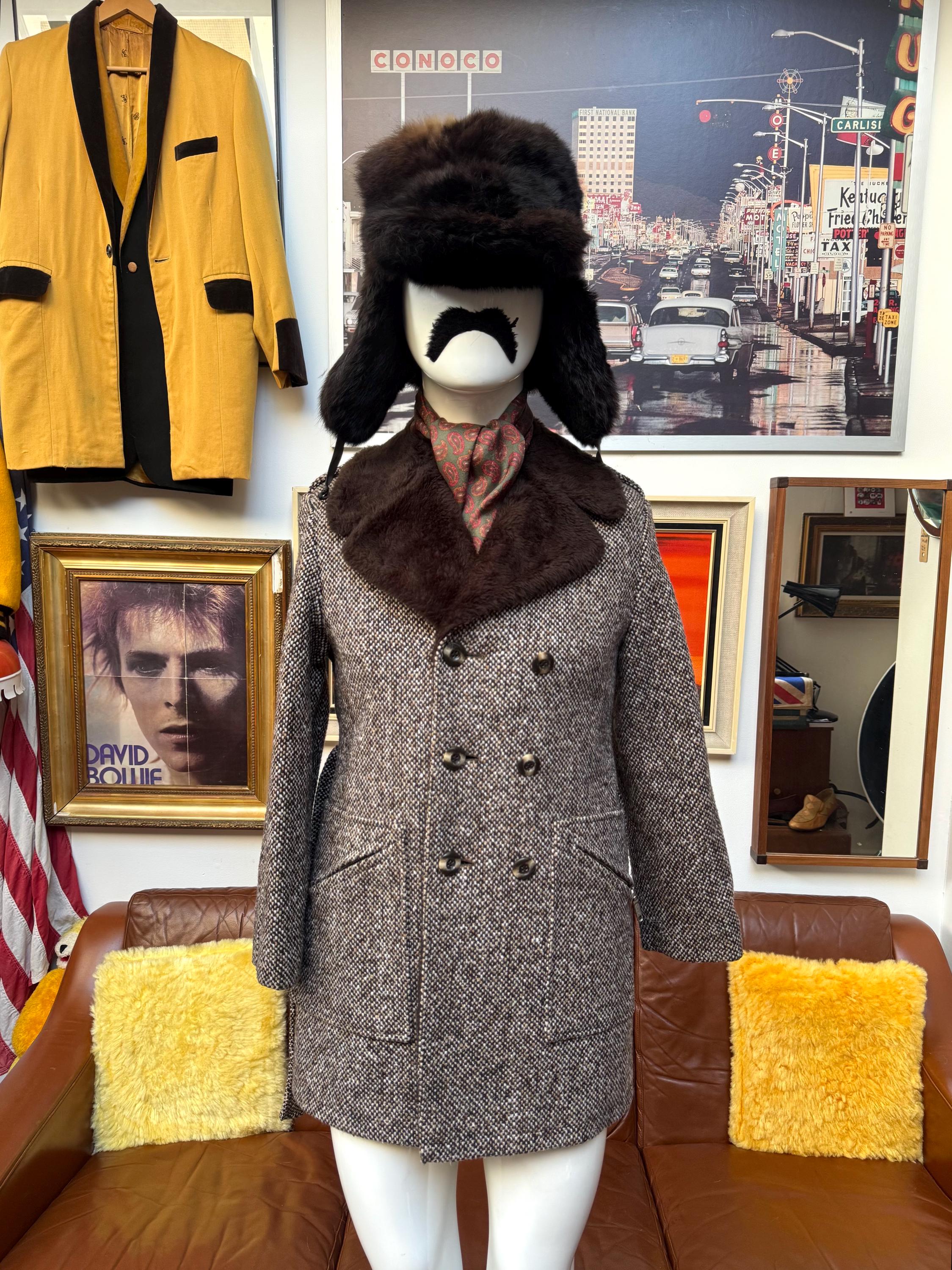 Vintage Tweed Coat - Etsy UK