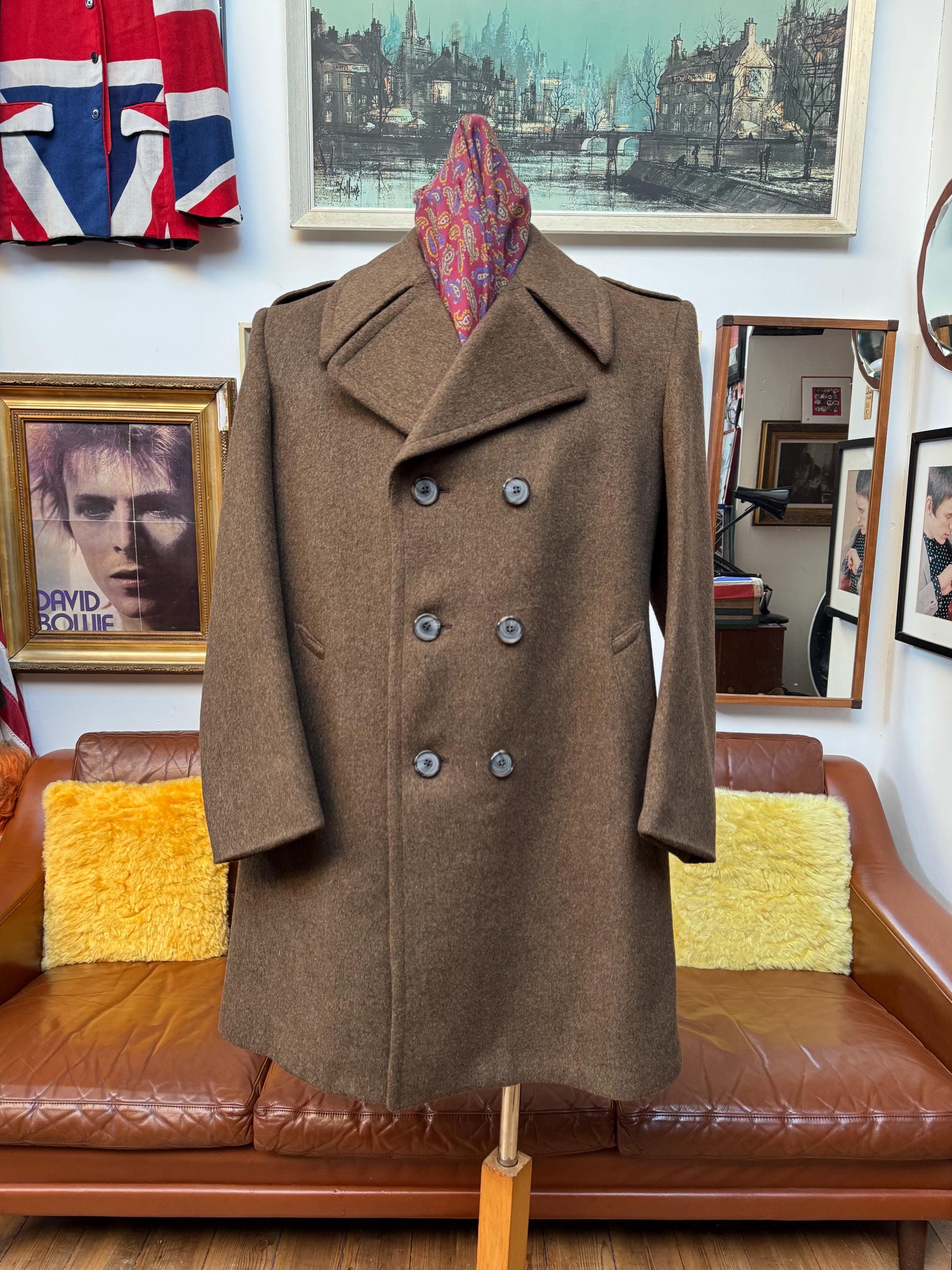 Men's Double Breasted Coat 60s 70s - Etsy